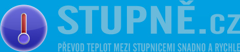 Stupně.cz – převod teplot mezi stupnicemi snadno a rychle (logo)
